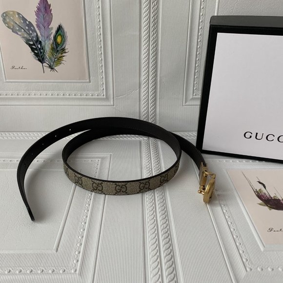 GGMarmont Reversible Thin Leather BeltStyle ‎65941 main image 4